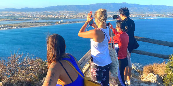 Vista spiaggia del Poetto - Cagliari